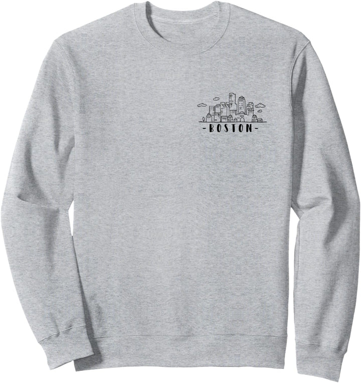 Boston Massachusetts Skyline Sweatshirt