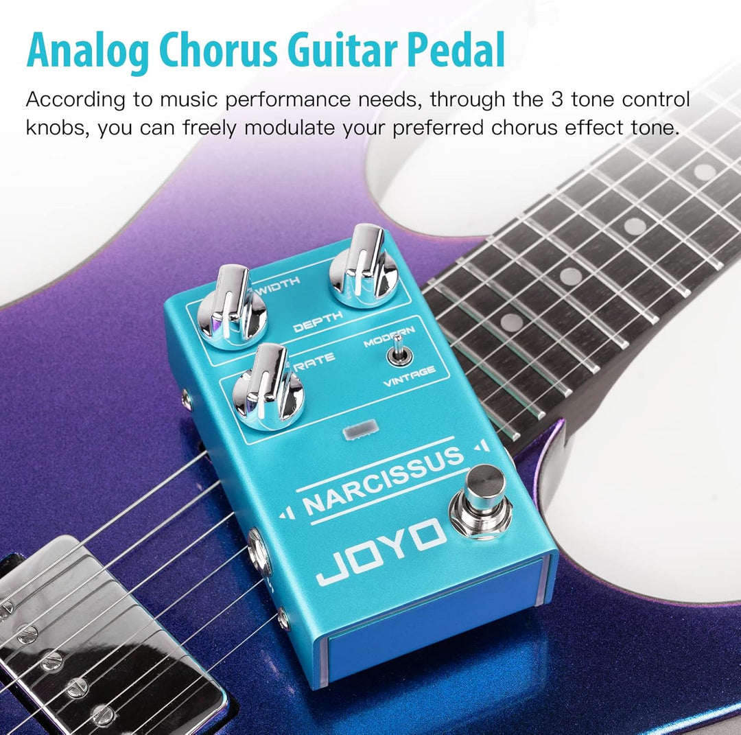 JOYO Chorus-Pedal, mehrere Chorus-Effekte, halbanaloger Schaltkreis von surrealem tiefen Ton bis hef