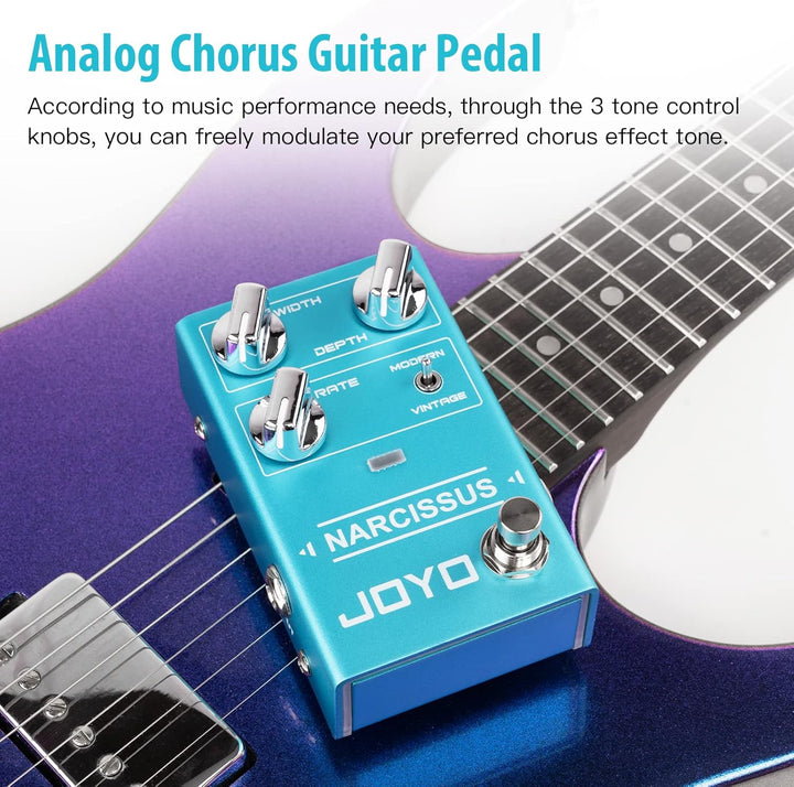 JOYO Chorus-Pedal, mehrere Chorus-Effekte, halbanaloger Schaltkreis von surrealem tiefen Ton bis hef