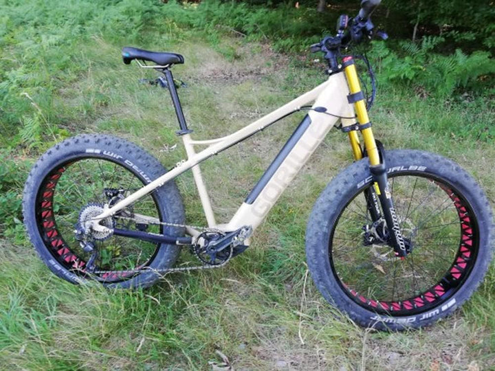 26 Zoll Fahrradgabeln BMX 4.0 Fetter Reifen Luftgefederte Gabeln Mountainbike Scheibenbremse E-Bike-