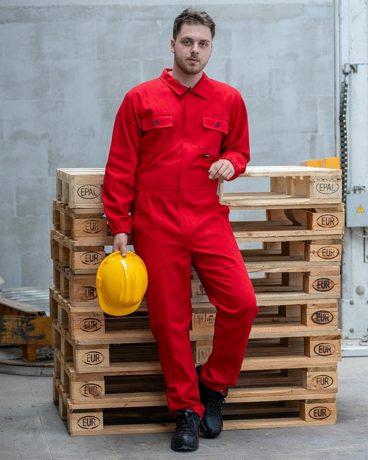 BWOLF ANAX Arbeitsoverall Herren Overall Herren Arbeitskleidung 100% Baumwolle Arbeitsoveralls mit 5