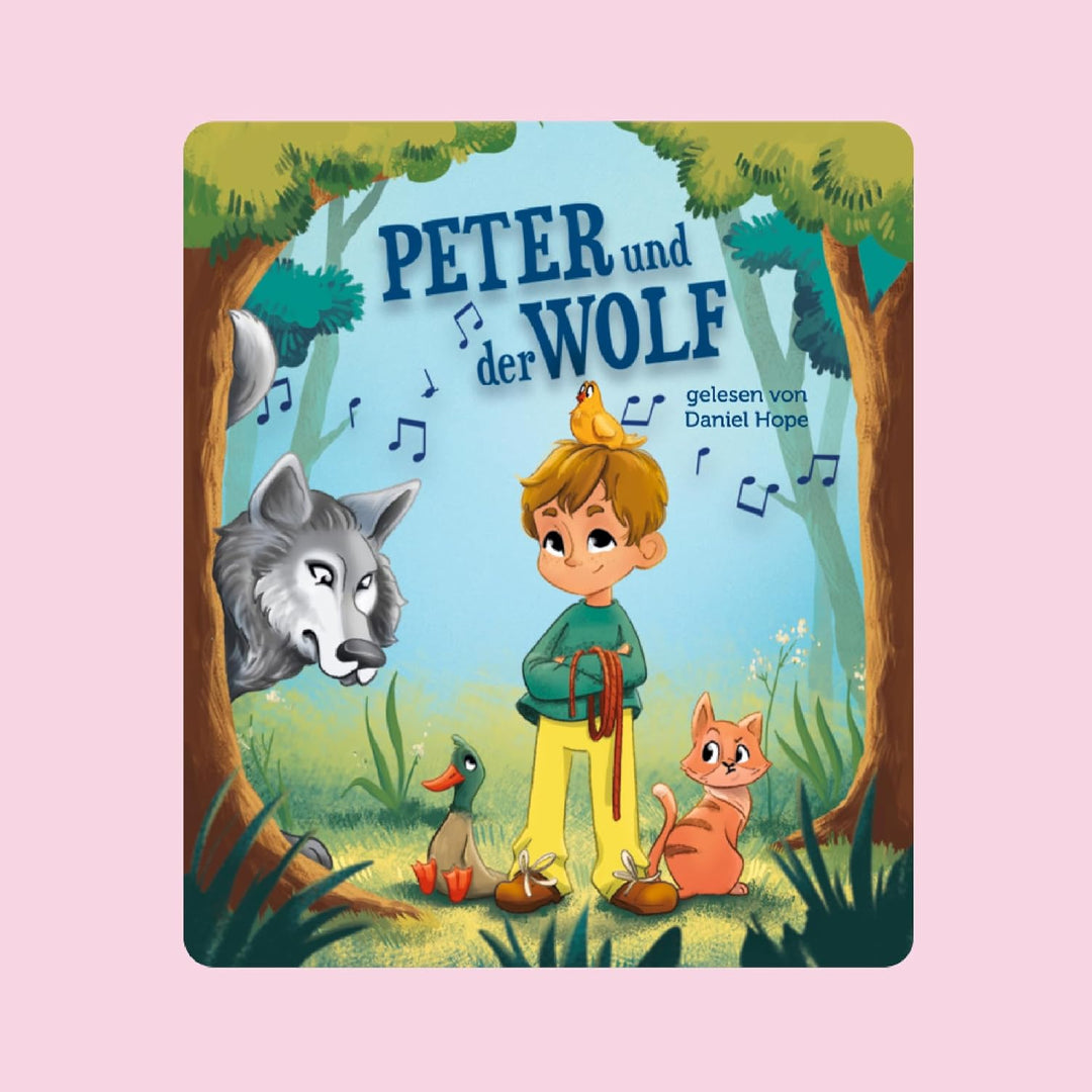 tonies Hörfigur für Toniebox, Peter und der Wolf, Hörspiel mit Musik für Kinder ab 6 Jahren, Spielze