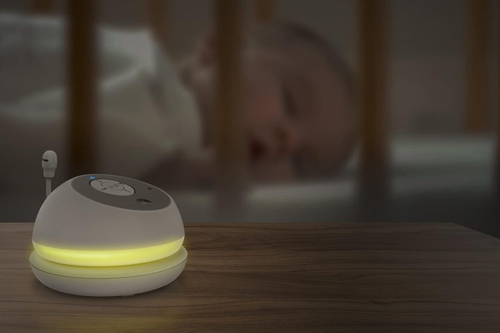 Motorola Baby MBP169 - Tragbare Babyphone Audio mit Display 1.5 Zoll und Babypflege-Timer – Weiss MB