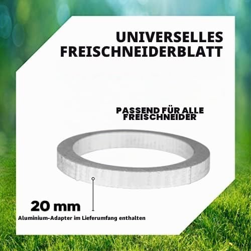 Oregon Universal Mulchmesser-Klinge, 3-Zahn-Häckslerklinge für Hohe & Dichte Vegetation, 4mm Gehärte