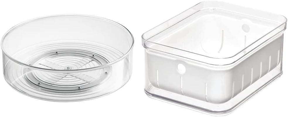 iDesign Fridge/Freeze Binz Kühlschrank Organizer & Kühlschrankbox für Früchte und Beeren, Aufbewahru