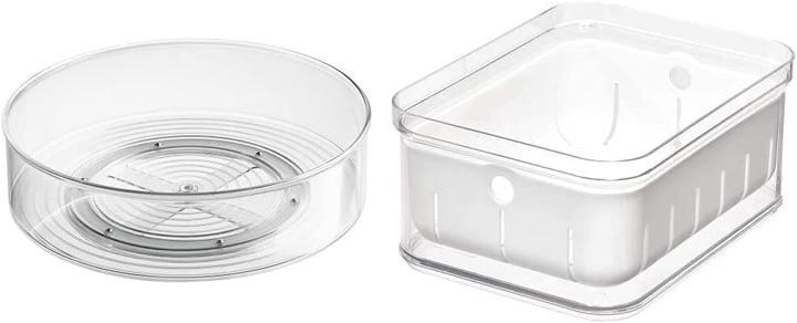 iDesign Fridge/Freeze Binz Kühlschrank Organizer & Kühlschrankbox für Früchte und Beeren, Aufbewahru