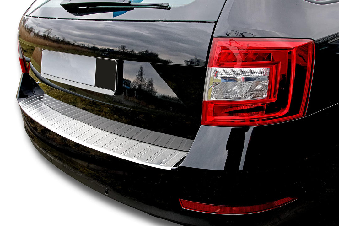 Ladekantenschutz Edelstahl MATT kompatibel für SKODA Octavia 3 Kombi FACELIFT 2017-2020 | premium Qu