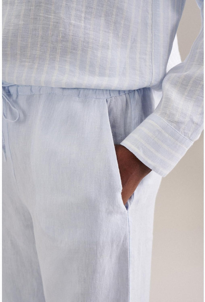 Seidensticker Damen Leinenhose Regular Fit Pants, 46