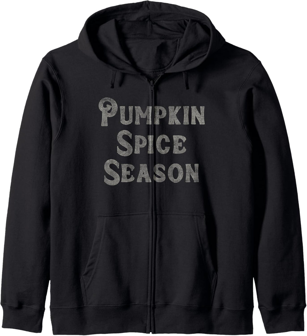 Pumpkin Spice Season Simple Bold Text Kapuzenjacke