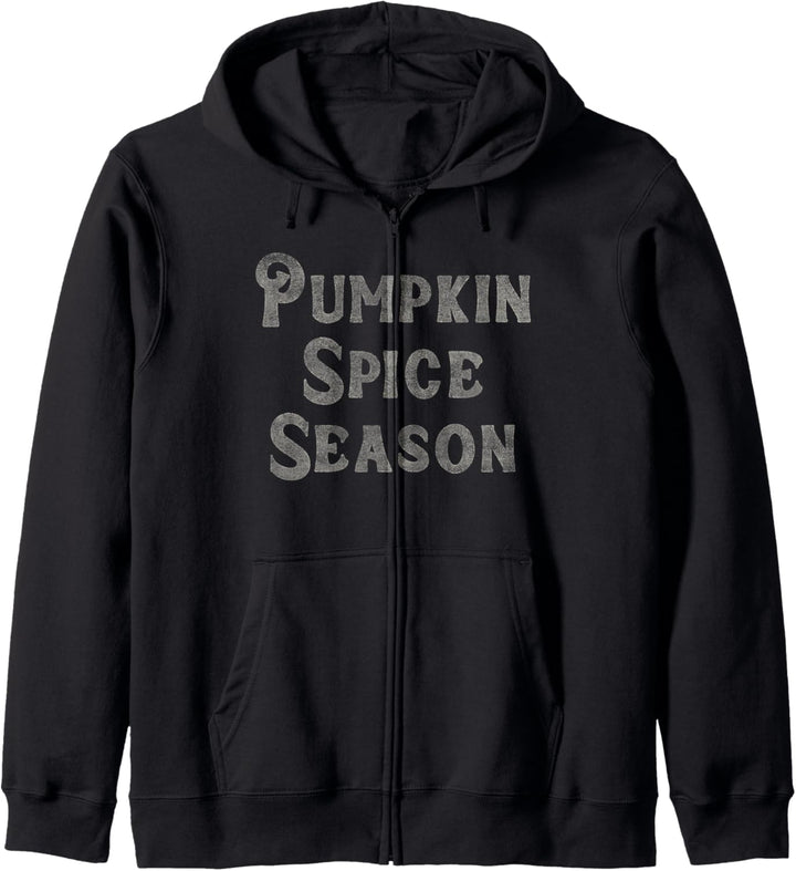 Pumpkin Spice Season Simple Bold Text Kapuzenjacke