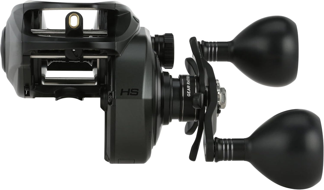 Abu Garcia Beast 400 Low Profile Baitcast-Angelrolle 400 – Linkshänder – hohe Geschwindigkeit, 400 &