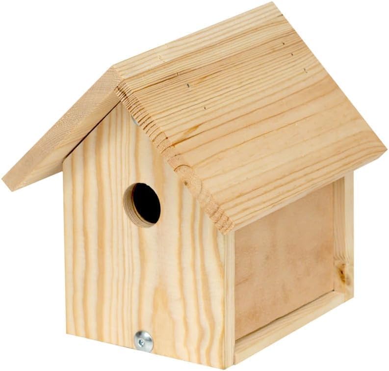 ITA DIY Nistkasten zum Zusammenbauen und Bemalen Flyway - mit Hammer, Farben &amp; 3 Pinsel - Holz Baste