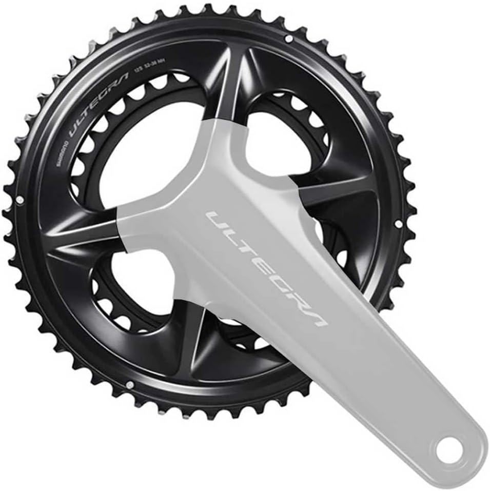 Shimano Unisex – Erwachsene Ultegra FC-8100 Kettenblatt, Schwarz, 52 zähne