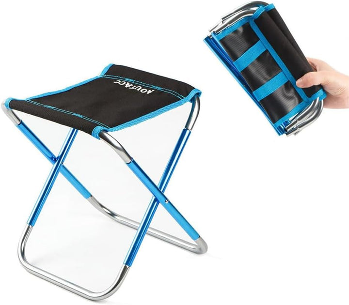 Aoutacc Ultraleichter, tragbarer Campinghocker für Outdoor-Angeln, Wandern, Rucksackreisen, Reisen,