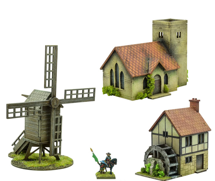 Warlord Games Pike & Shotte Epische Schlachten - Dorflandschaft Pack