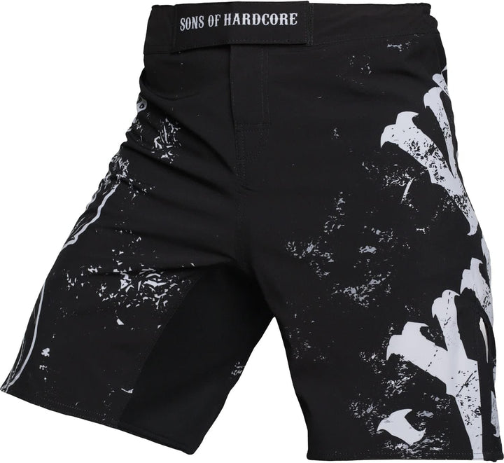 Hardcore Training Fight Shorts Kurze Hose Herren MMA BJJ Grappling Fitness Boxen Muay Thai No Gi L B