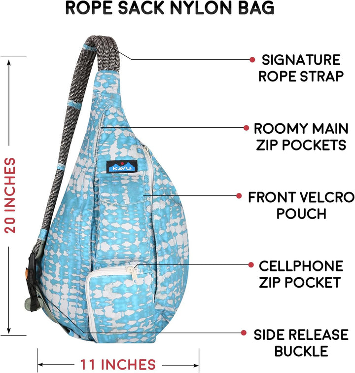 KAVU Unisex Umhängetasche Ripple Tie Dye Einheitsgrösse, Ripple Tie Dye Einheitsgrösse
