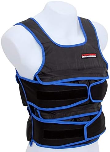 TrainHard 5 kg / 10 kg / 15 kg Verstellbare Gewichtsweste, Trainingsweste für Krafttraining, Laufen,