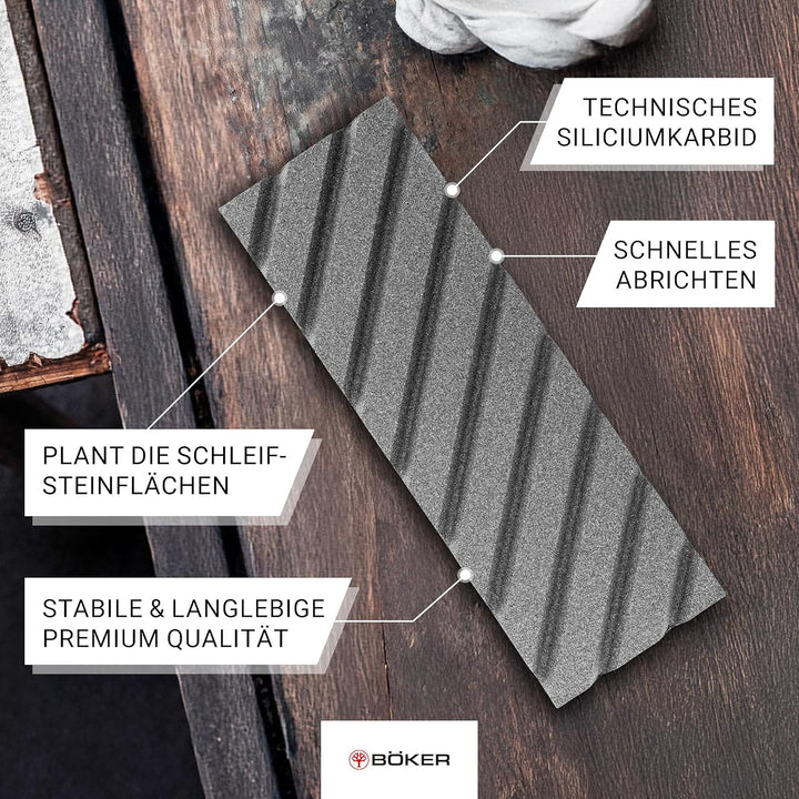 Böker Solingen® Abrichtstein Aus Siliziumkarbid Körnung 220 - Abrichtstein für Wasser-Schleifsteine