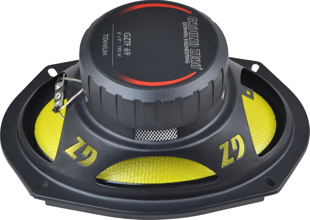 Ground Zero GZTF 69-15x23cm (6x9 Zoll) 3-Wege-Lautsprecher mit 190 Watt (RMS: 130 Watt)