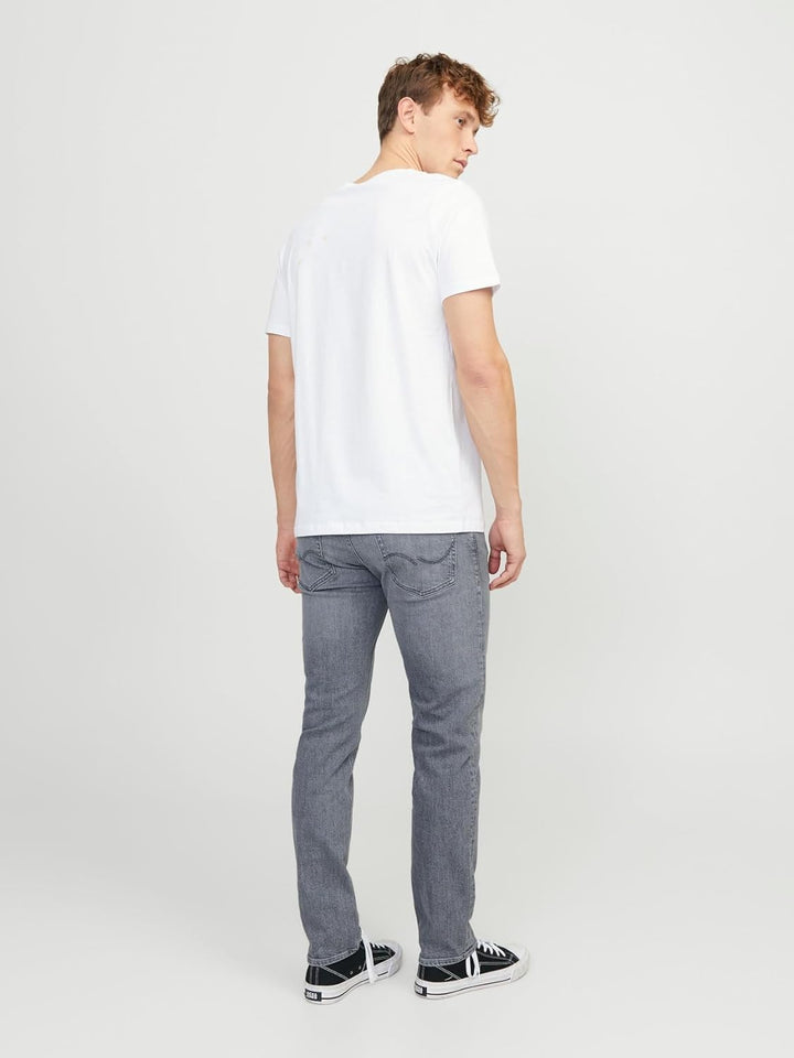 JACK & JONES Herren Jeans JJIMIKE JJORIGINAL AM 422 - Relaxed Fit - Grau - Grey 30W / 34L Grey Denim