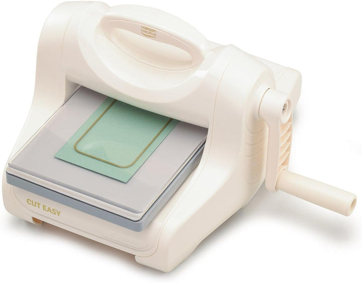 Vaessen Creative Cut'Em Easy Stanz- Und Prägemaschine A5, Weiss Cut Easy (A5), Cut Easy (A5)