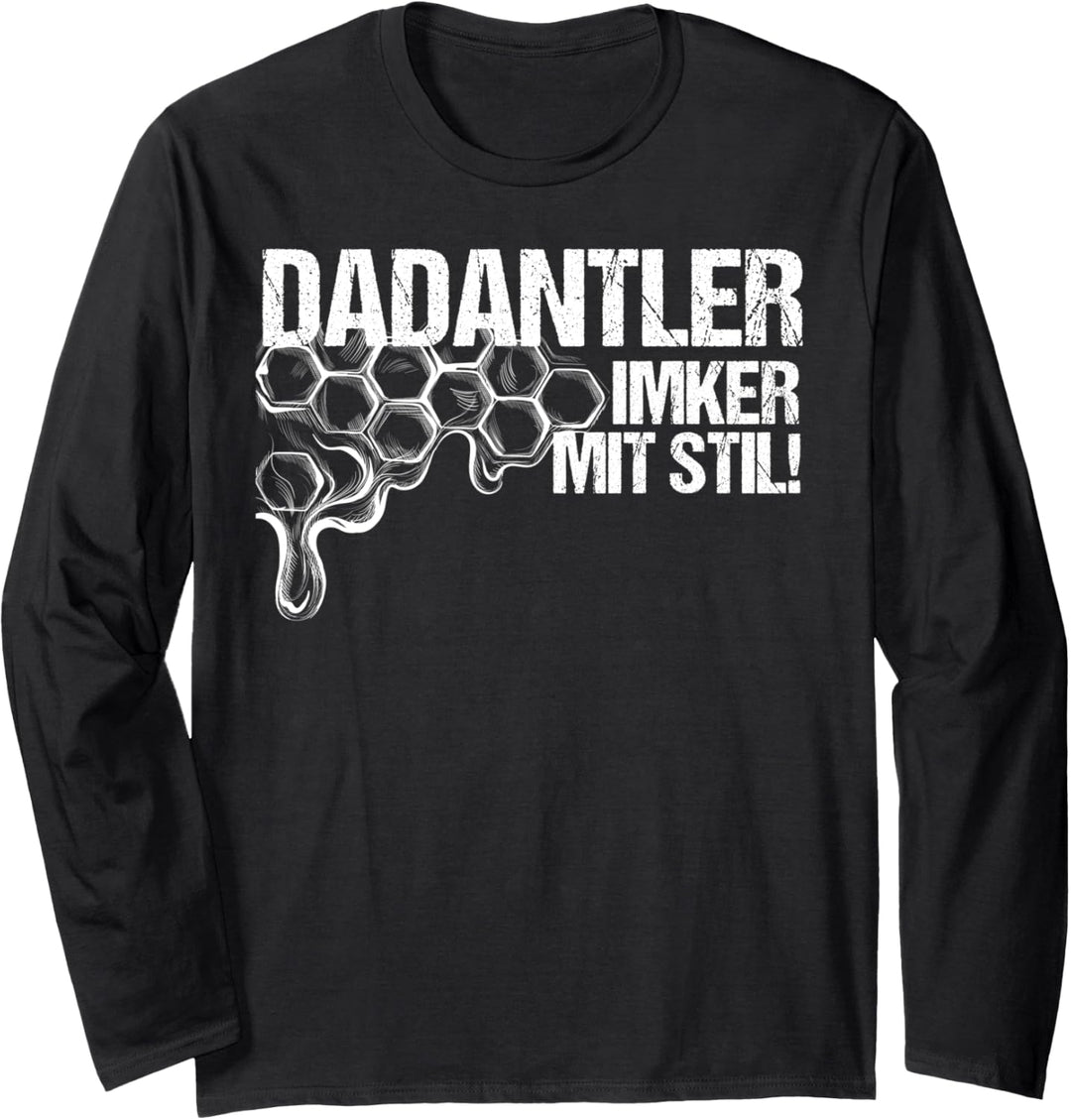 Dadantler Imker mit Stil Damen Herren Dadant Bienen Imker Langarmshirt