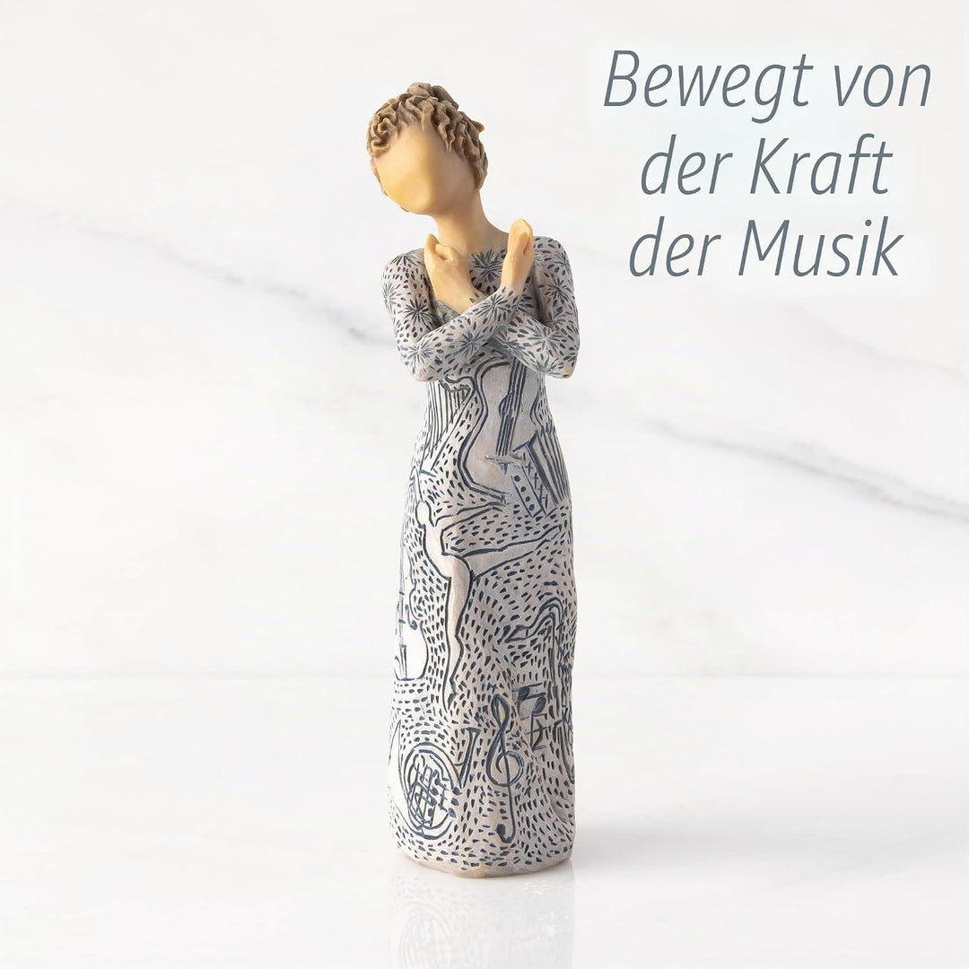 Willow Tree Music Speaks (hellere Haut), geformte, handbemalte Figur, Hellere Haut