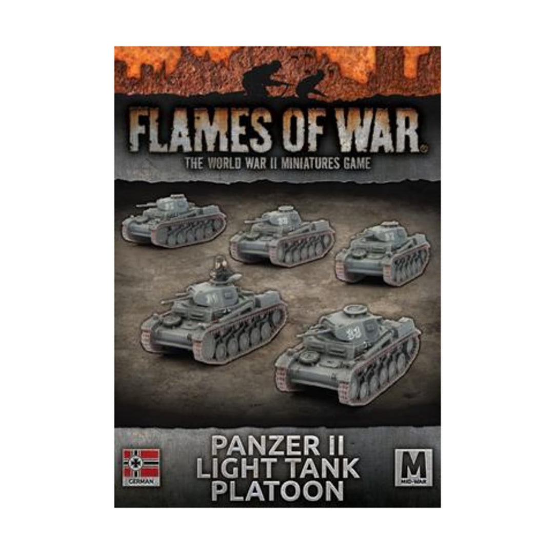 Unbekannt Flames of War German Panzer II Light Tank Platoon (Mid War GBX108) Deutschland