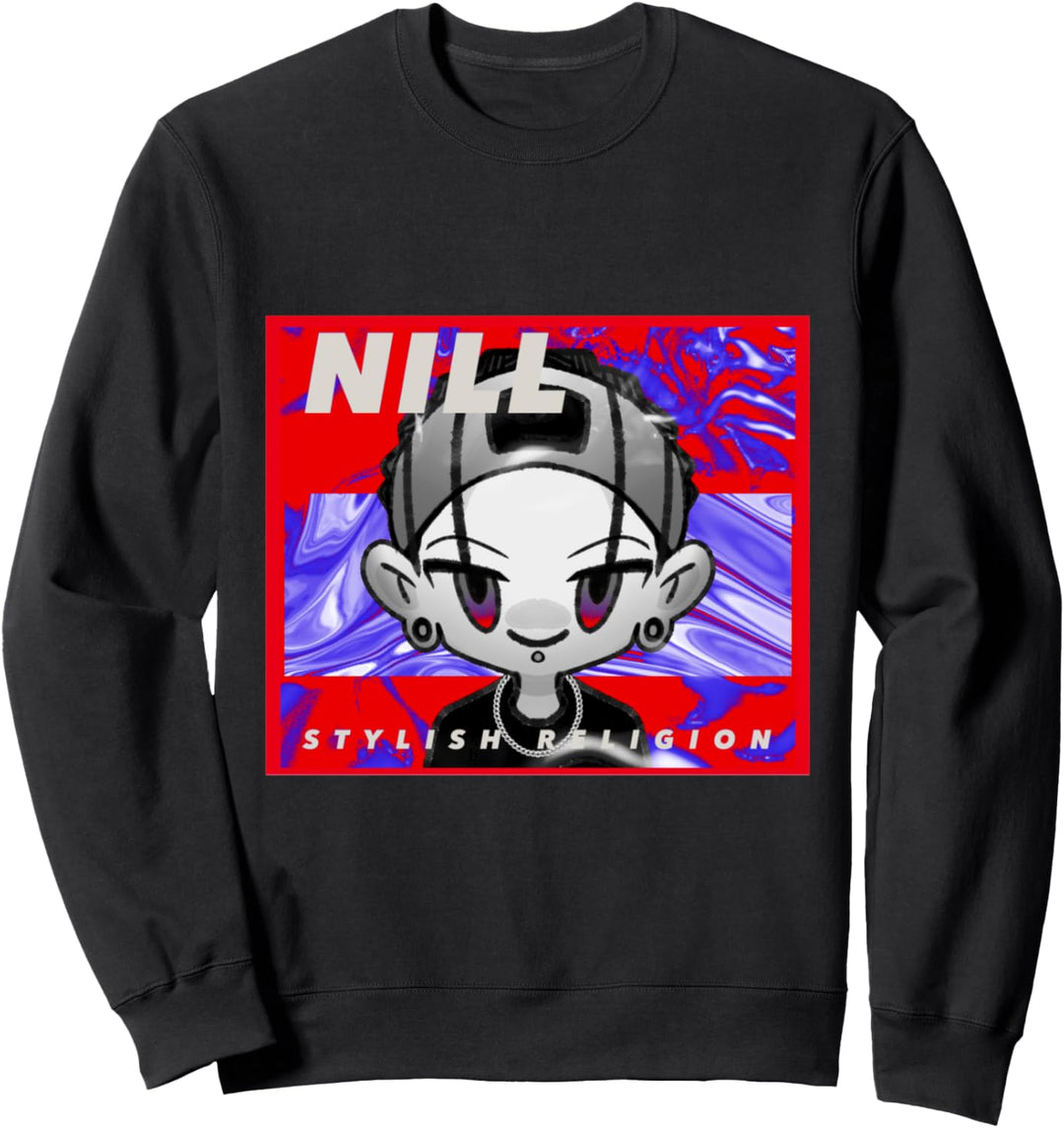 NAR-T-0008-STYLISH RELIGION 釈迦NILL Sweatshirt