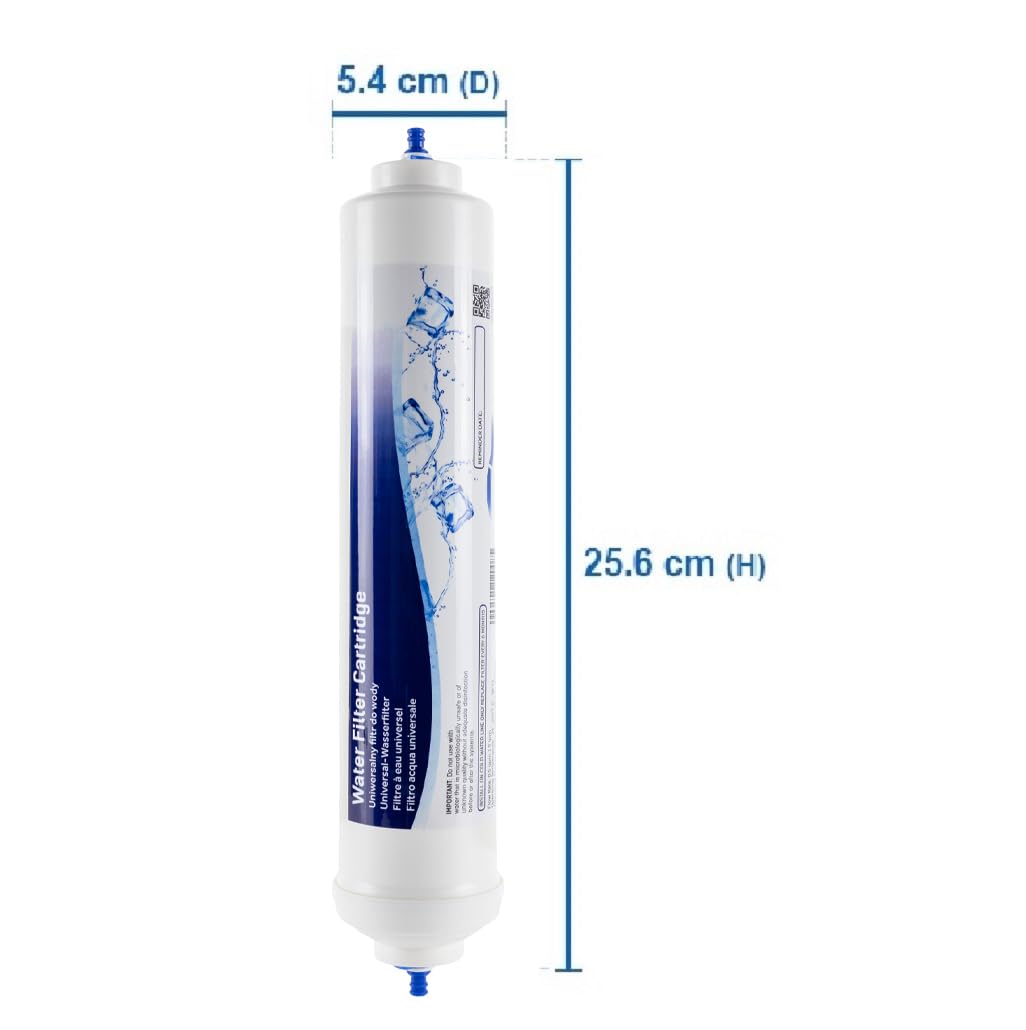 Aqualogis ALQC10 Compatibile Con Daewoo, Samsung, LG, Beko, Bosch, Electrolux,Filtro Acqua universal
