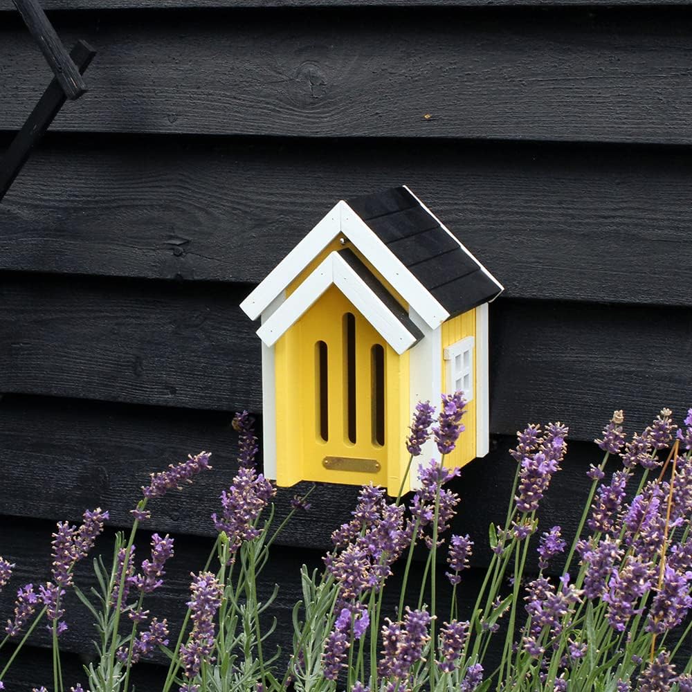 Wildlife Garden WG303 Schmetterlingskasten Gelb - Schmetterlingshaus aus Holz