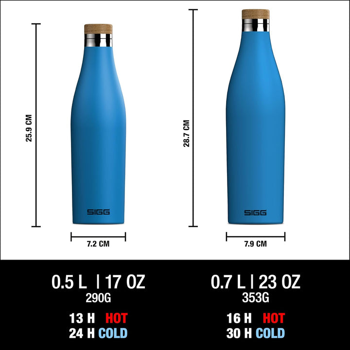 SIGG - Isolierte Trinkflasche - Meridian - Auslaufsicher - Extra schlank - BPA-frei - Plastikfrei -