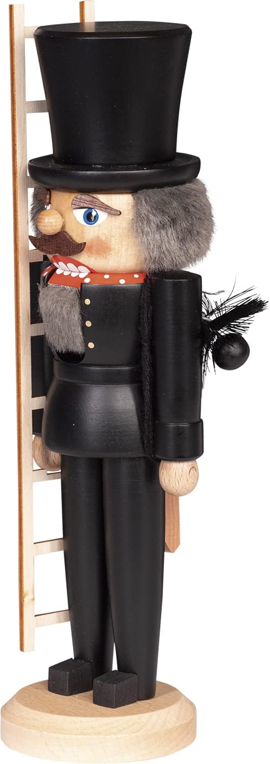 Saico Nussknacker, Holz, schwarz, 36cm