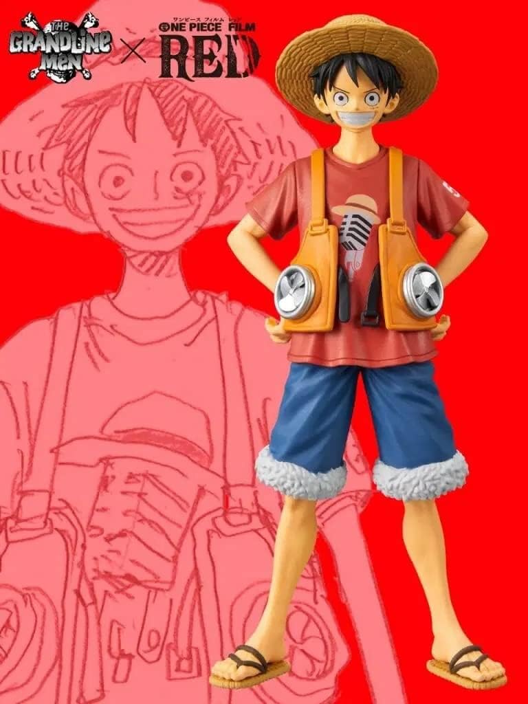BANPRESTO - One Piece - DXF - The Grandline Men Vol.1 Monkey D. Luffy Statue
