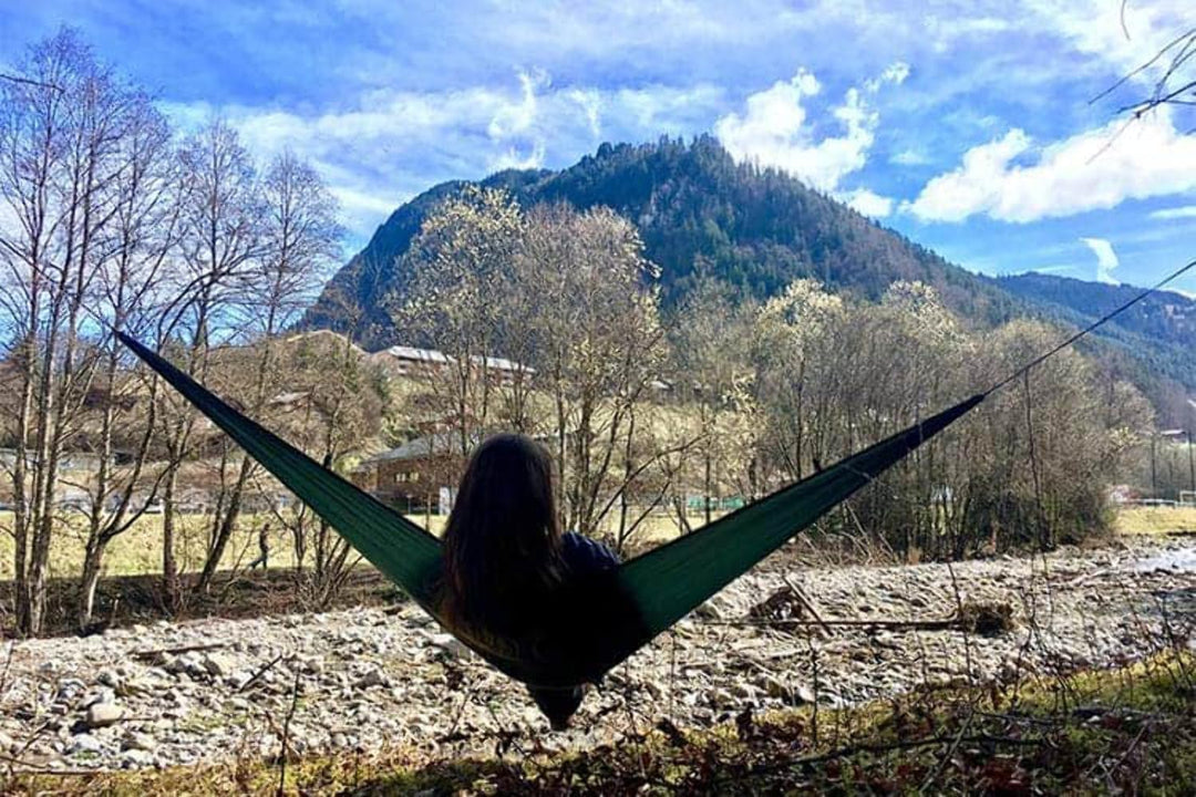 DD superleichte Outdoor Hängematte olivgrün