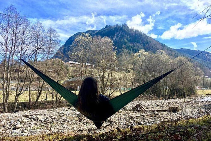 DD superleichte Outdoor Hängematte olivgrün