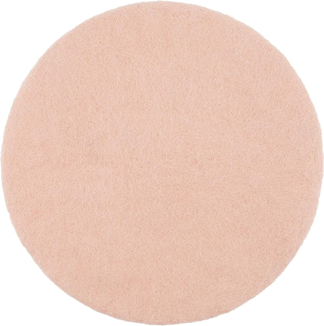 myfelt Flache Filz Sitzauflage, Filz Stuhlauflage - Merle - rund, Ø 36 cm, Rosa, Rosa
