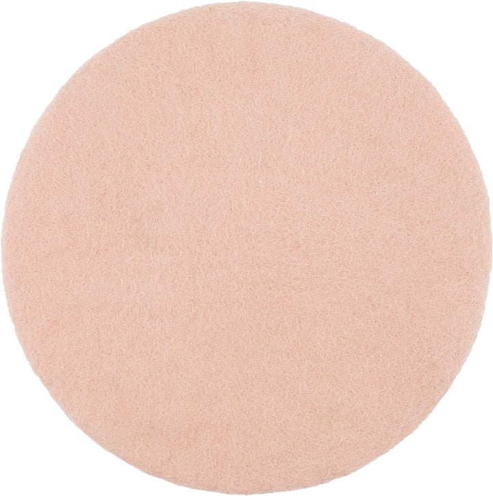 myfelt Flache Filz Sitzauflage, Filz Stuhlauflage - Merle - rund, Ø 36 cm, Rosa, Rosa