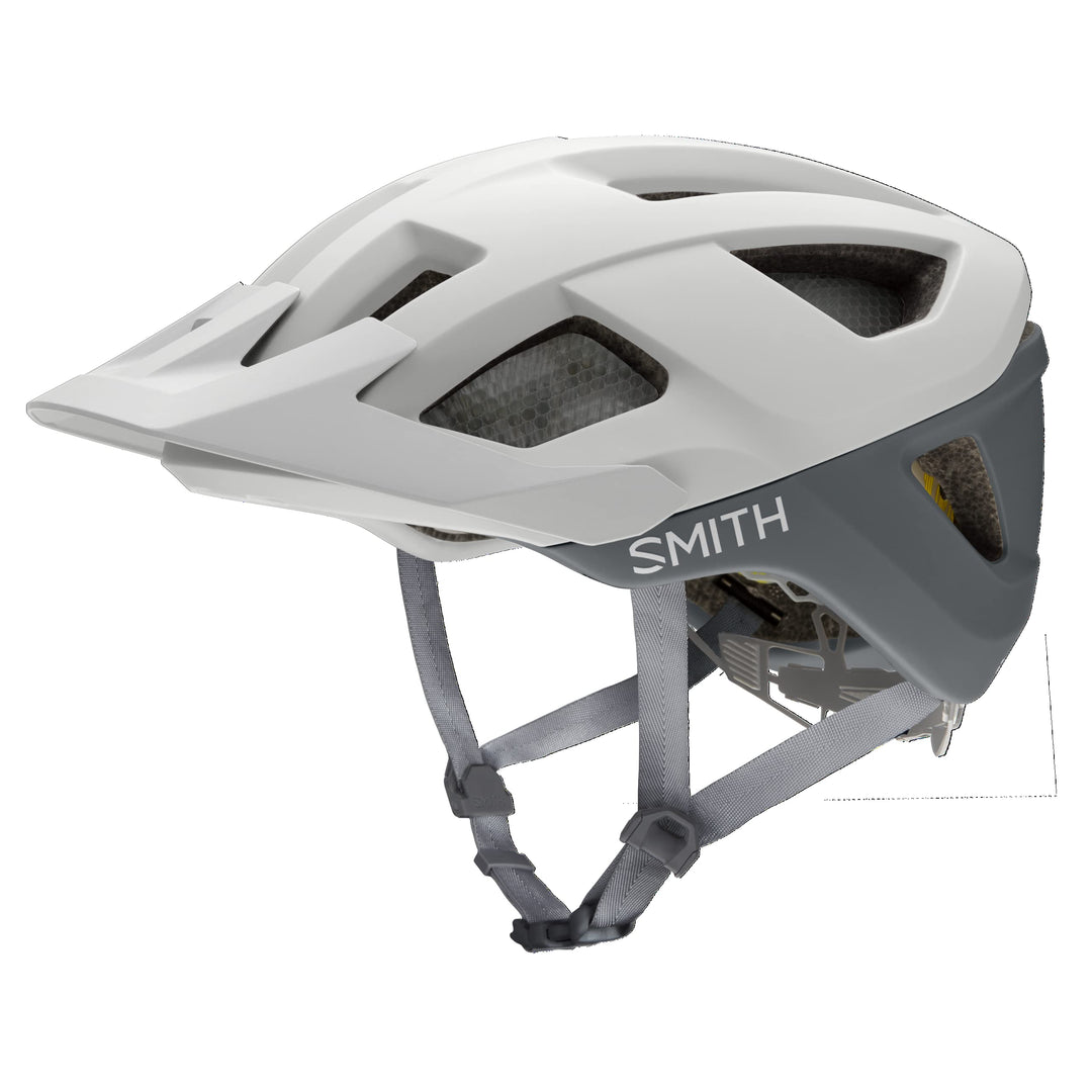 Smith Session MIPS Fahrradhelme, Mattweiss/Zement, L