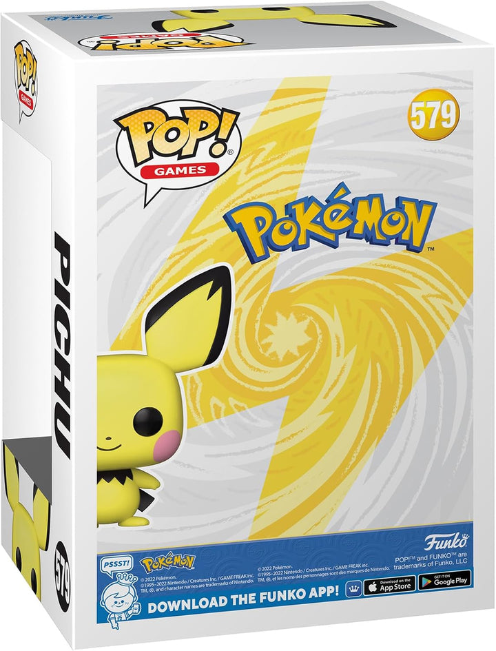 Funko Pop! Games: Pokemon - Pichu - Vinyl-Sammelfigur - Geschenkidee - Offizielle Handelswaren - Spi