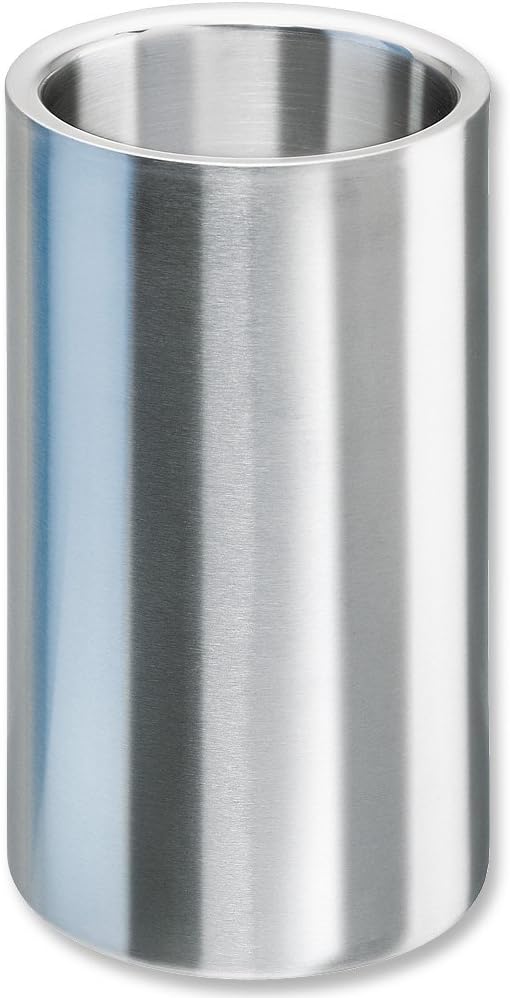Isosteel VA-9568 Flaschenkühler aus doppelwandigem 18/8 Edelstahl mit matt gebürsteter