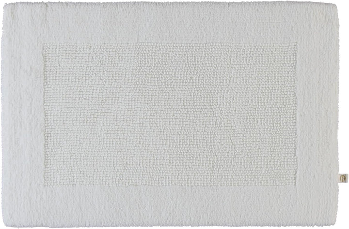 RHOMTUFT 4515316078 Badteppich mit Aussparung Prestige 60 x 60 cm, Aqua 45 x 60 cm Badteppich 01 Wei