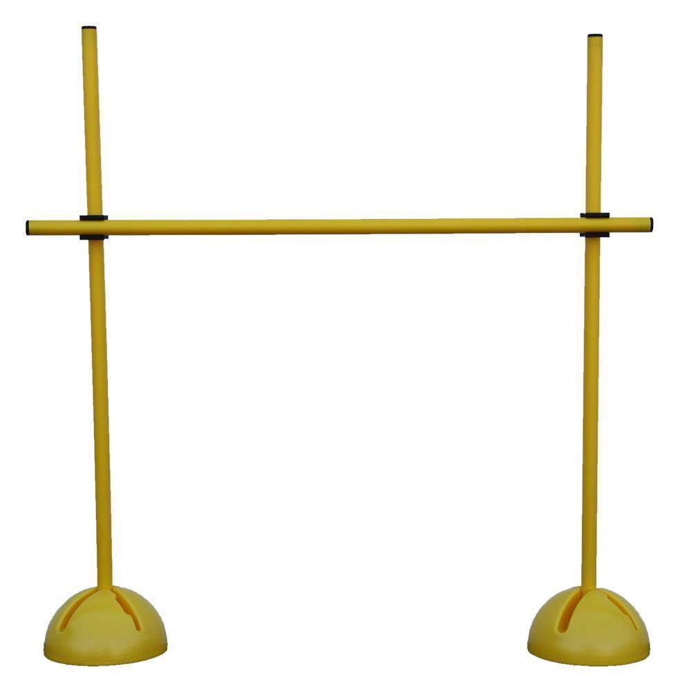 Sprungstangen-Set 100 cm - Training für Sprungkraft, Dribbling und Beweglichkeit - Standfüsse befüll