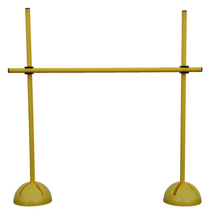 Sprungstangen-Set 100 cm - Training für Sprungkraft, Dribbling und Beweglichkeit - Standfüsse befüll