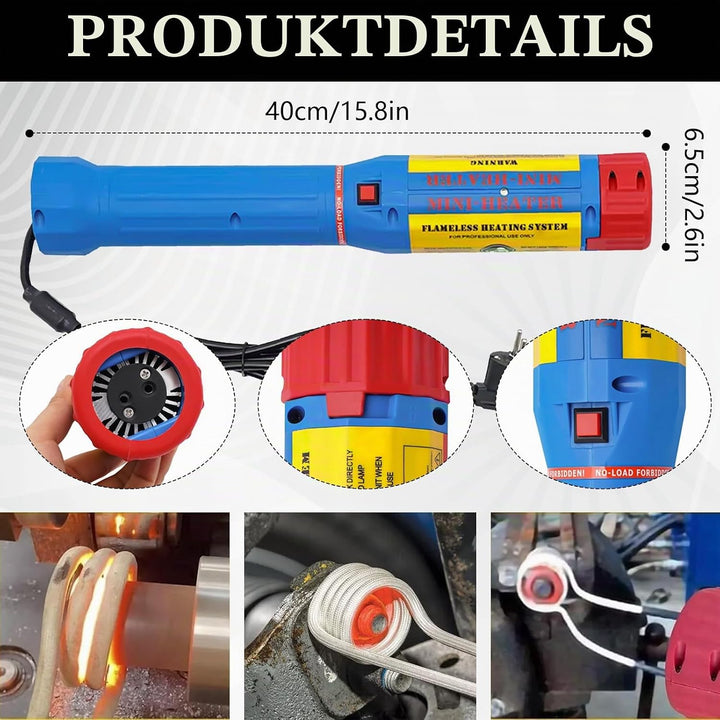Induktionsheizgerät, 1000W Induktions Heizset Flammenloses Magnetisches Induktionsheizgerät-Set mit