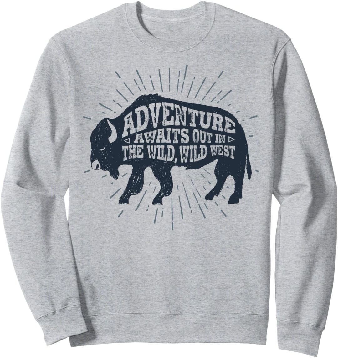 Adventure West Native American Tribal Art Wild Bull sacred Sweatshirt