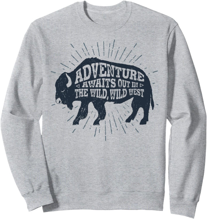Adventure West Native American Tribal Art Wild Bull sacred Sweatshirt