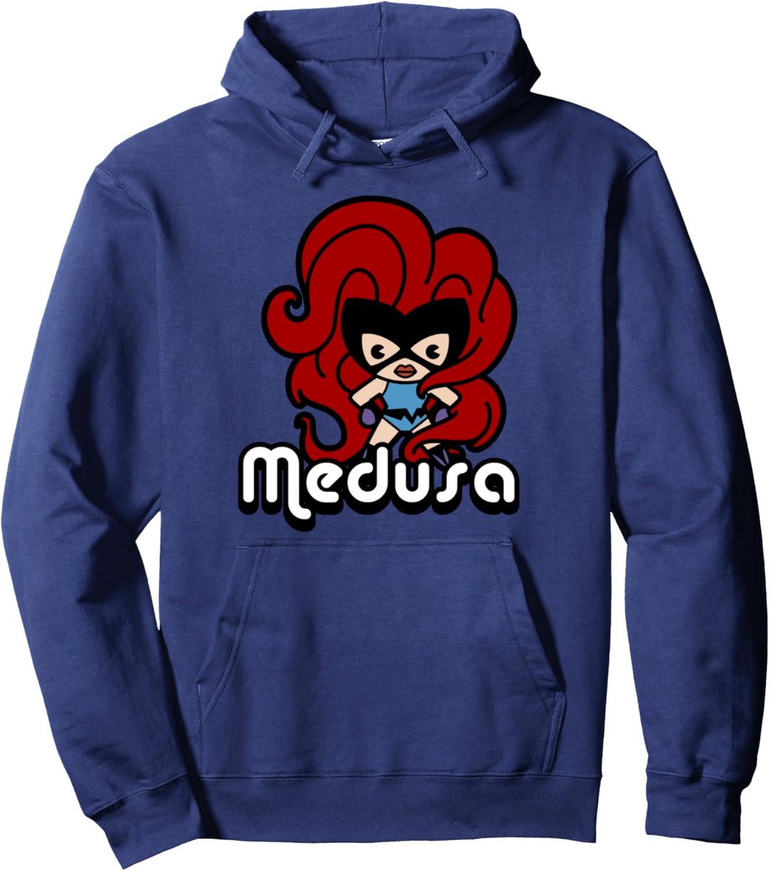 Marvel Medusa Cute Kawaii Big Haired Heroine Pullover Hoodie