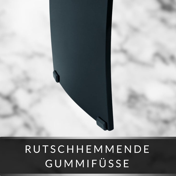 Libaro Badhocker Meran aus Acryl, für die Dusche geeignet, mit Griff, Zeitloses Design, rutschsicher